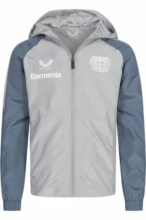 CASTORE Bayer 04 Leverkusen Enfants Veste à capuche TJ1493-GRISBLUE