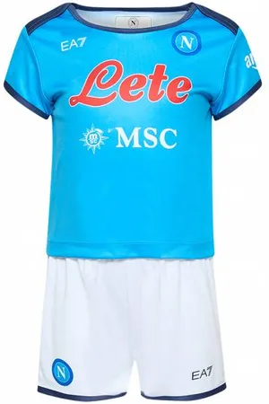 Emporio Armani SSC Neapel EA7 Enfants Ensemble de foot EA7SSCN139