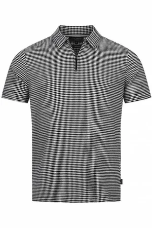 Ted Baker Preshon Zip Hommes Polo 271173-MARINE