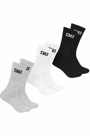 Dcshoes Sport Crew Unisexe Chaussettes 3 paires multi DC-03 CREW