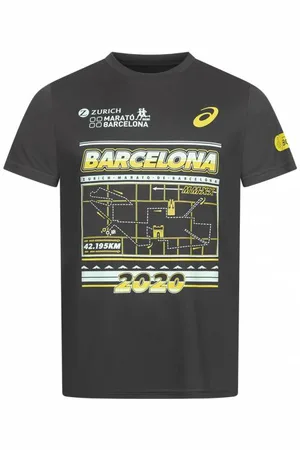 Asics Marathon de Barcelone Hommes Haut de running 2011B885-024