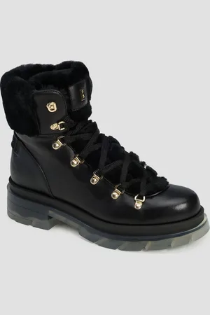 Bogner Chaussures en cuir noires pour femmes Swansea 5A