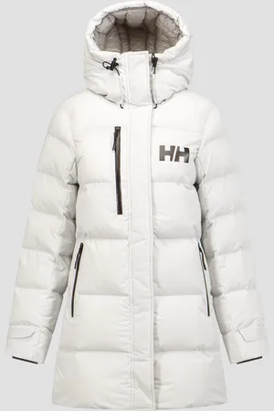 Helly Hansen Veste parka blanche pour femmes W Adore Puffy Parka