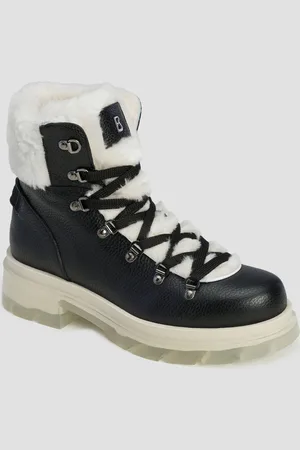 Bogner Bottes en peau de mouton noires pour femmes Swansea 6