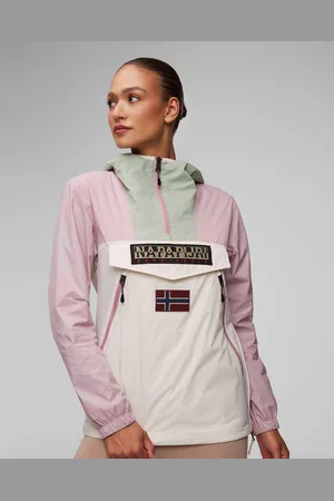 Napapijri Veste rose, blanche et grise pour femmes Rainforest Wb