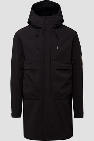 C.P. Company Veste parka noire pour hommes C.P. Company