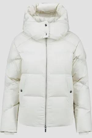 Woolrich Veste blanche pour femmes Alsea Short Down Puffer Jacket