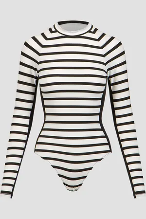 Vilebrequin Maillot de bain rayé pour femmes Lexya Rashguard