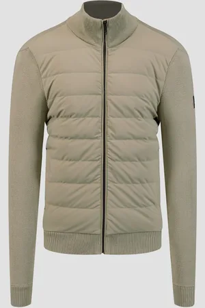 Moose Knuckles Veste hybride verte pour hommes Kamet Hybrid Jacket
