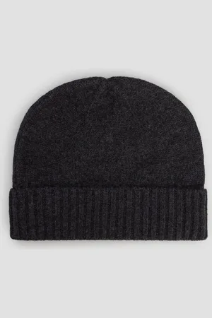 Allude Bonnet en cachemire foncé pour femmes