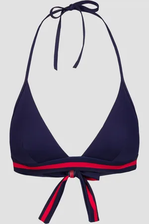 Vilebrequin Haut de maillot de bain beu marine pour femmes Fleche