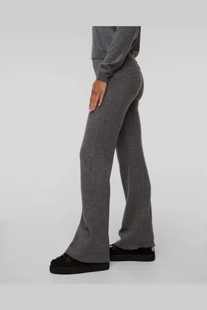 KUJTEN Pantalon en cachemire pour femmes Smocky