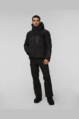 Bogner Doudoune de ski noire pour hommes Maad-D