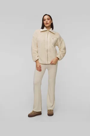 Varley Veste en fourrure pour femmes Myla Zip Through Jacket