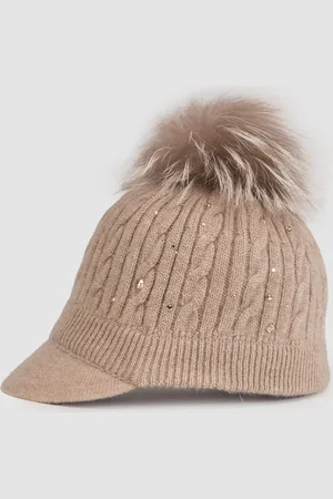 William Sharp Casquette de baseball en cachemire pour femmes