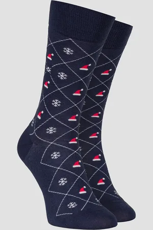 Burlington Chaussettes de Noël pour hommes X-Mas Argyle