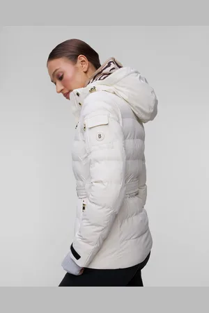 Bogner Veste de ski blanche pour femmes Ellya1-T