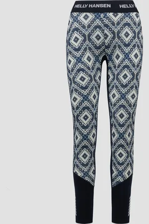 Helly Hansen Leggings thermoactifs pour femmes W Lifa Merino Midweight Graphic Pantalon