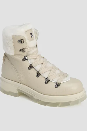 Bogner Bottes en peau de mouton beiges pour femmes Swansea 6