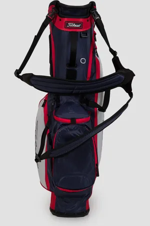 Titleist Sac de golf bleu marine, blanc et rouge Players 4 Stand Stadry