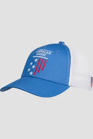 Helly Hansen Casquette bleue et blanche Am Trucker Cap