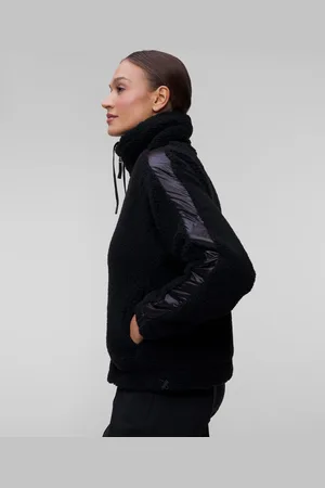 Bogner Veste en fourrure noire pour femmes Ninetta