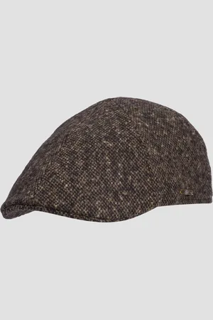 Stetson Casquette marron et noire pour hommes Texas Donegal WV