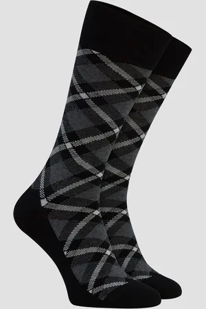 Burlington Chaussettes pour hommes Tartan