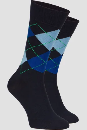 Burlington Chaussettes pour hommes en Argyle King