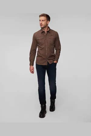 Alberto Pantalon en denim pour hommes Slim