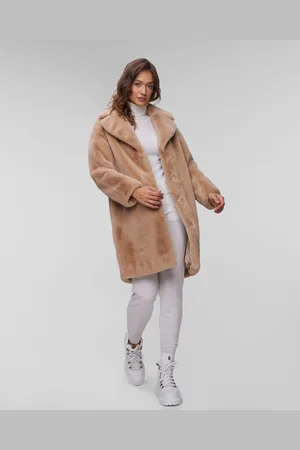 Stand Studio Manteau en fourrure pour femmes Camille Cocoon Coat