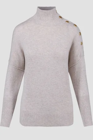KUJTEN Col roulé beige pour femmes Pinko