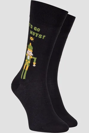 Burlington Chaussettes de Noël pour hommes Nutty Nutracker