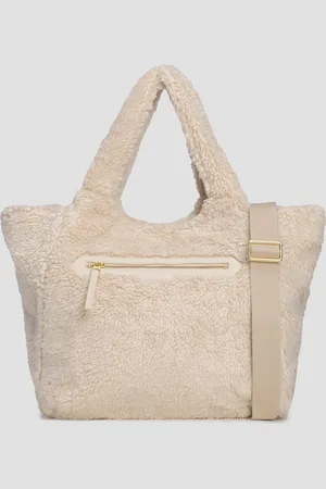 Varley Sac à main en fourrure pour femmes Vail Sherpa Crossbody Tote
