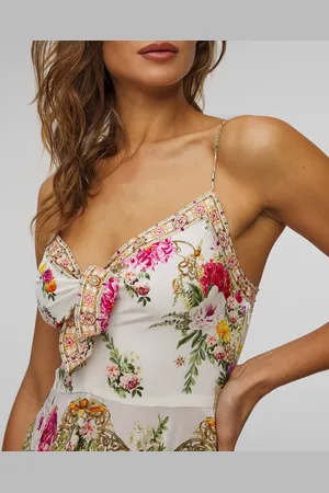 Camilla Robe longue en soie Egyptian Rose