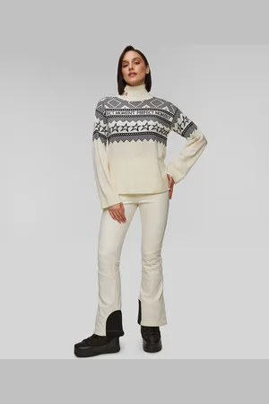 Perfect Moment Pull en laine à col roulé pour femmes Holiday Roll Neck