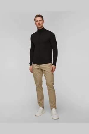 Bogner Veste en laine noire pour hommes Oscar