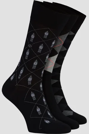 Burlington Chaussettes pour hommes British Box Giftbox 3-Pack