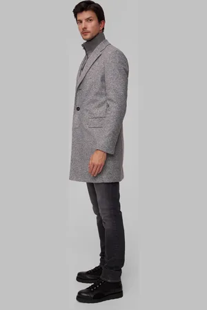 HUGO BOSS Manteau en laine pour hommes Hugo H-Hyde