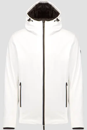Woolrich Veste blanche pour hommes Pacific Soft Shell Jacket