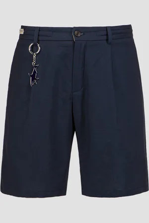 Paul & Shark Short en lin pour hommes Paul&Shark Bermuda Coulisse 1 Pince