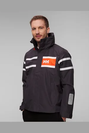 Helly Hansen Veste de voile grise pour hommes Salt Inshore Jacket