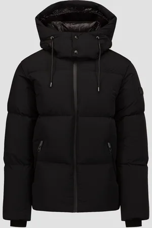 Mackage Veste noire en duvet pour homme Kent-str2