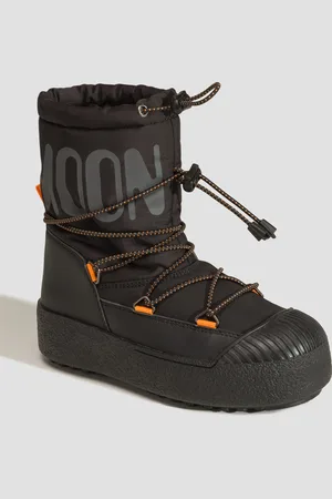 Moon Boot Bottes de neige pour enfants Jtrack Polar Noires