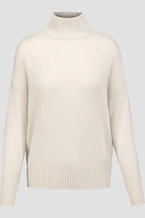 Allude Pull en cachemire pour femmes Mockneck