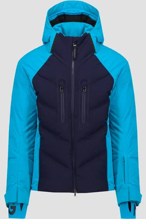 Bogner Veste de ski bleue pour hommes Felias-D