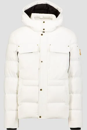 Moose Knuckles Veste en duvet blanche pour hommes Skillman