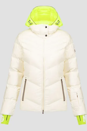 Bogner Veste de ski blanche pour femme Calie-D