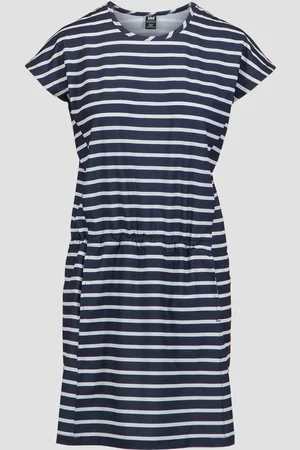 Helly Hansen Robe bleu marine et blanche pour femmes Thalia Summer Dress 2.0