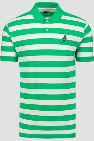 Helly Hansen Polo vert et blanc pour hommes Koster Polo